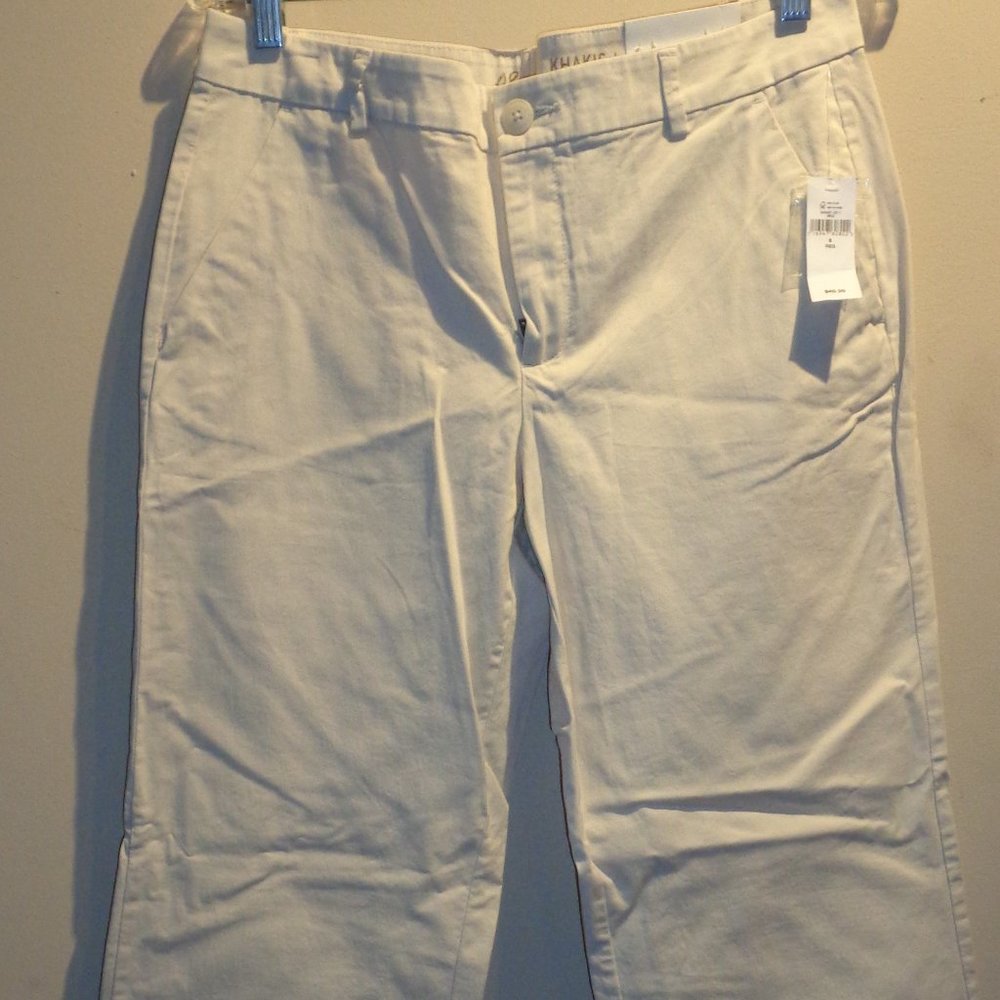 Gap Khaki Wide Leg Pants